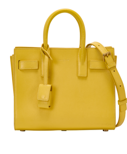 Sac De Jour Nano, Leather, Yellow, MII, S/ L/K, 3*